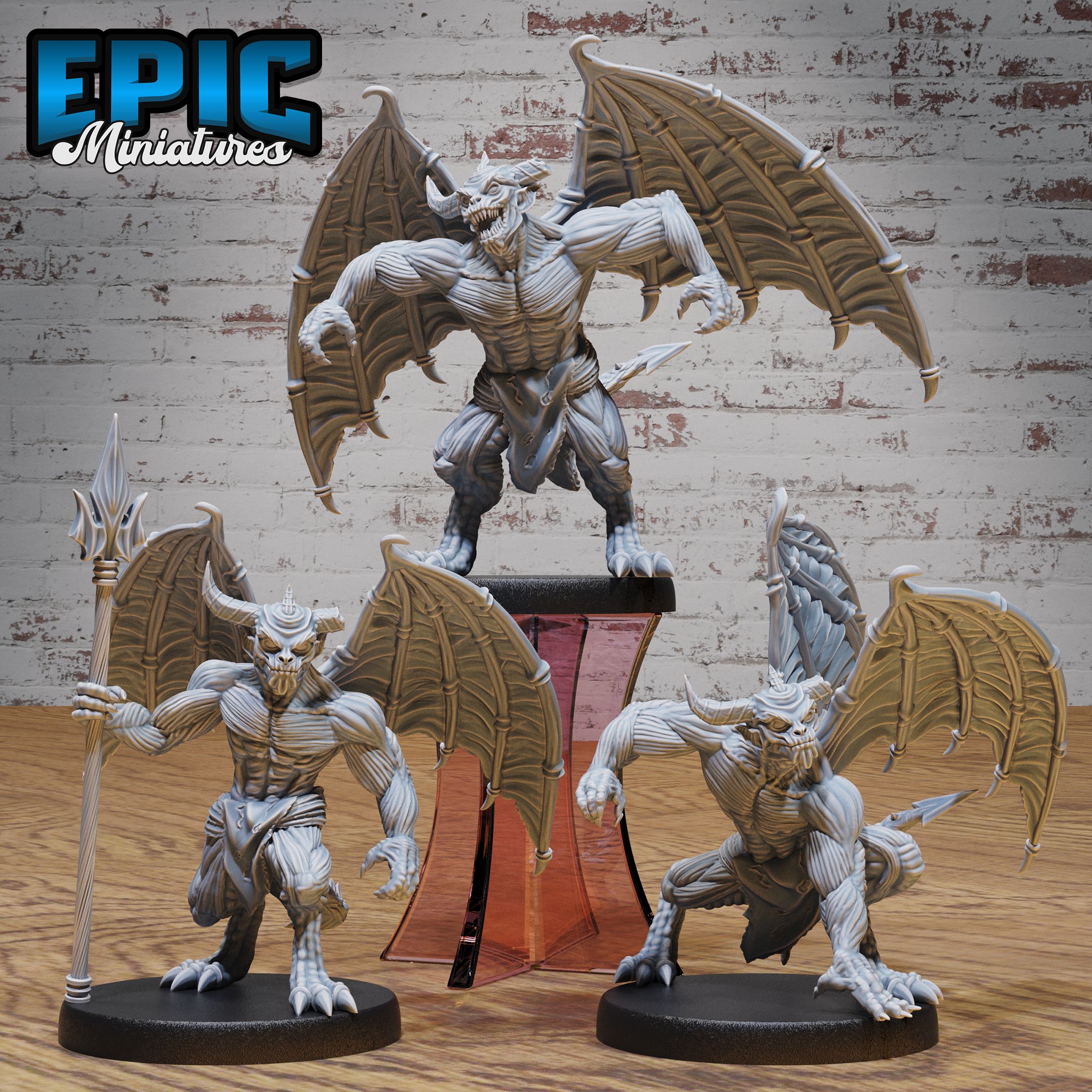 Devil Minion Set / Hell Warrior / Ancient Diablo Spawn / Infernal Beast Fighter / Abyss Creature / Evil Lucifer / Demonic Monster / Flame Handler / Fire Encounter